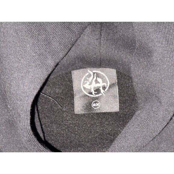 Lost Hills Skeleton Flames Pullover Hoodie | Black | Size 2XL | Exclusive Drop - Picture 3 of 5